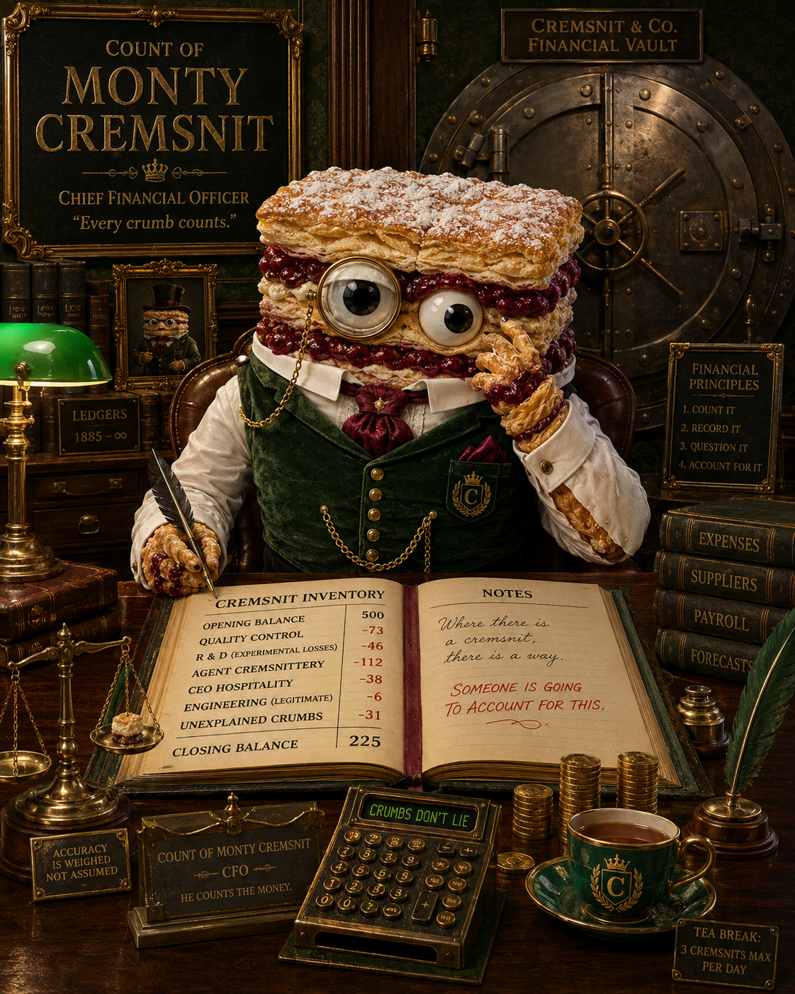 Count of Monty Cremsnit, Chief Financial Officer