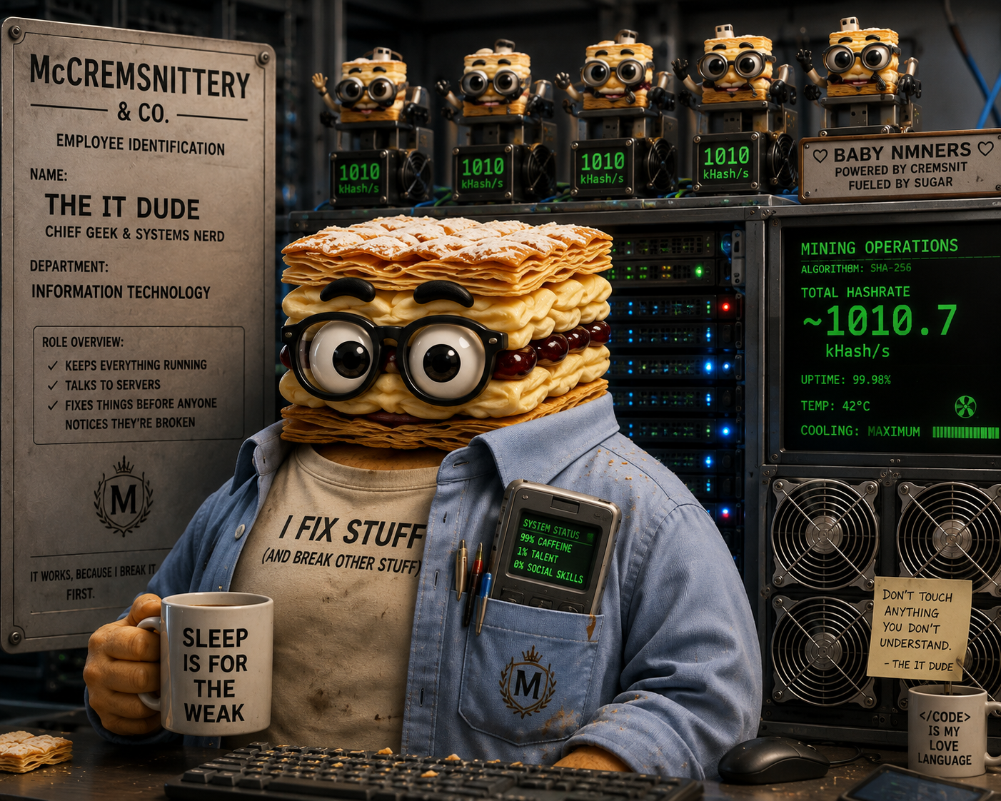 IT Dude, Head of IT / Systems